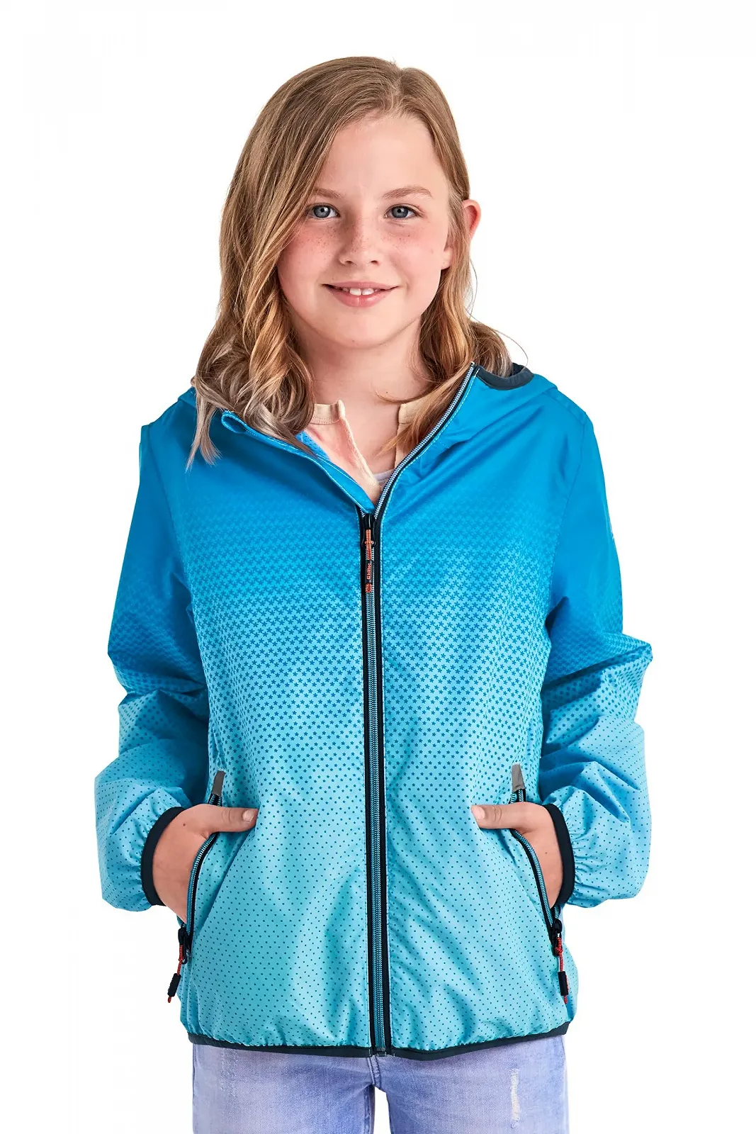 Куртка Killtec Lyse Grls Функциональная куртка / Дождевик с капюшоном, упаковываемый, фото №1