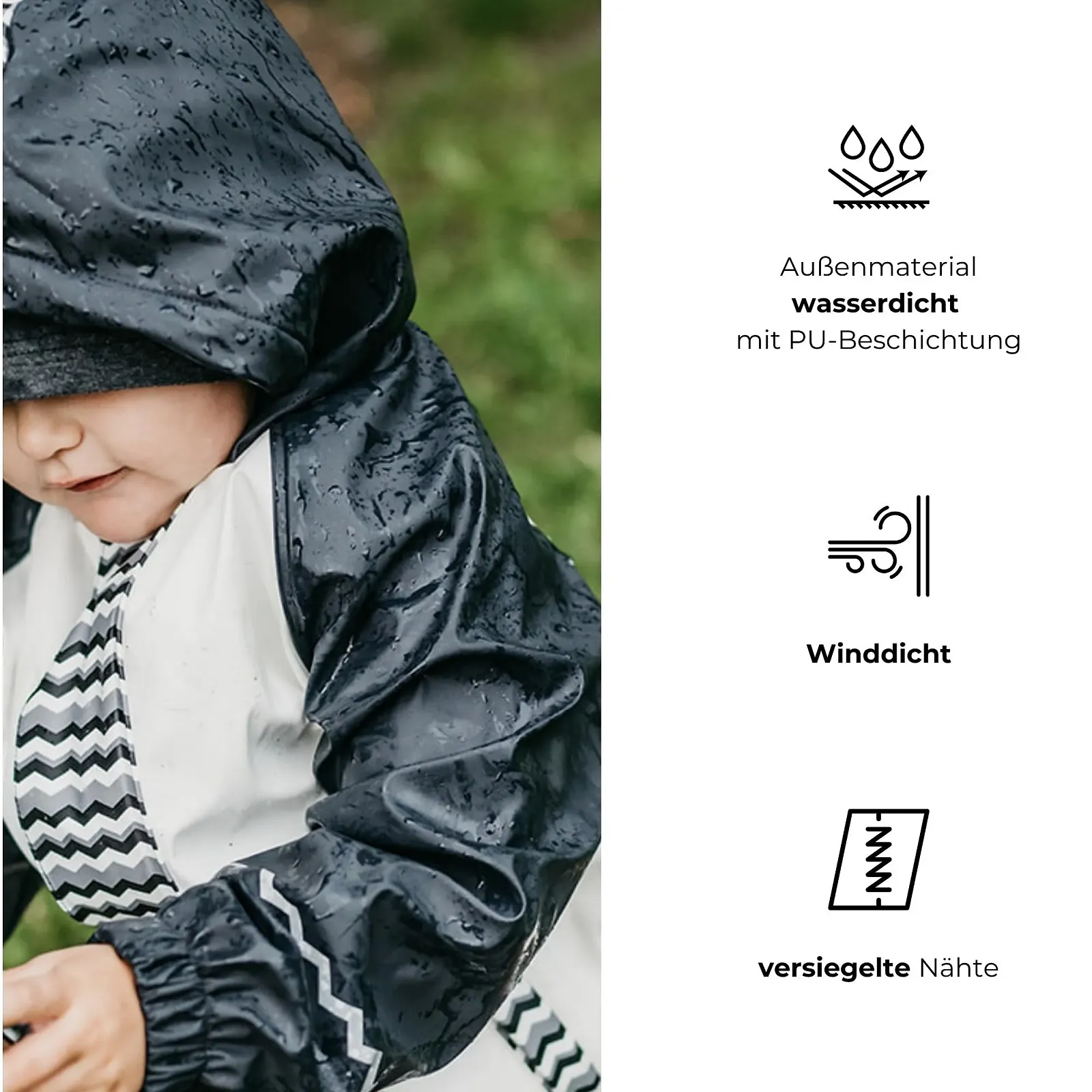 Дощовик NARDONI для дітей, водонепроникний, фото №4