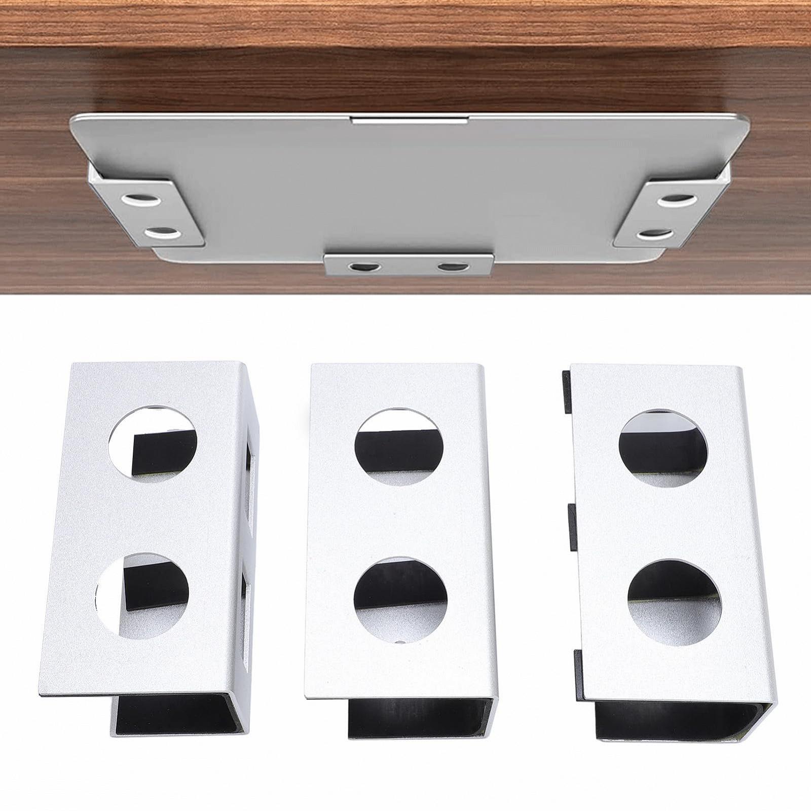 Крепление для ноутбука под стол Металл Алюминиевый сплав Серебристый, фото №5