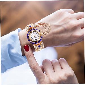 Кварцевые часы LIFKOME Женские часы Apple Watches Jewellery Watch Precision Watch Luxury Синий synthetic.ua - Фото 1