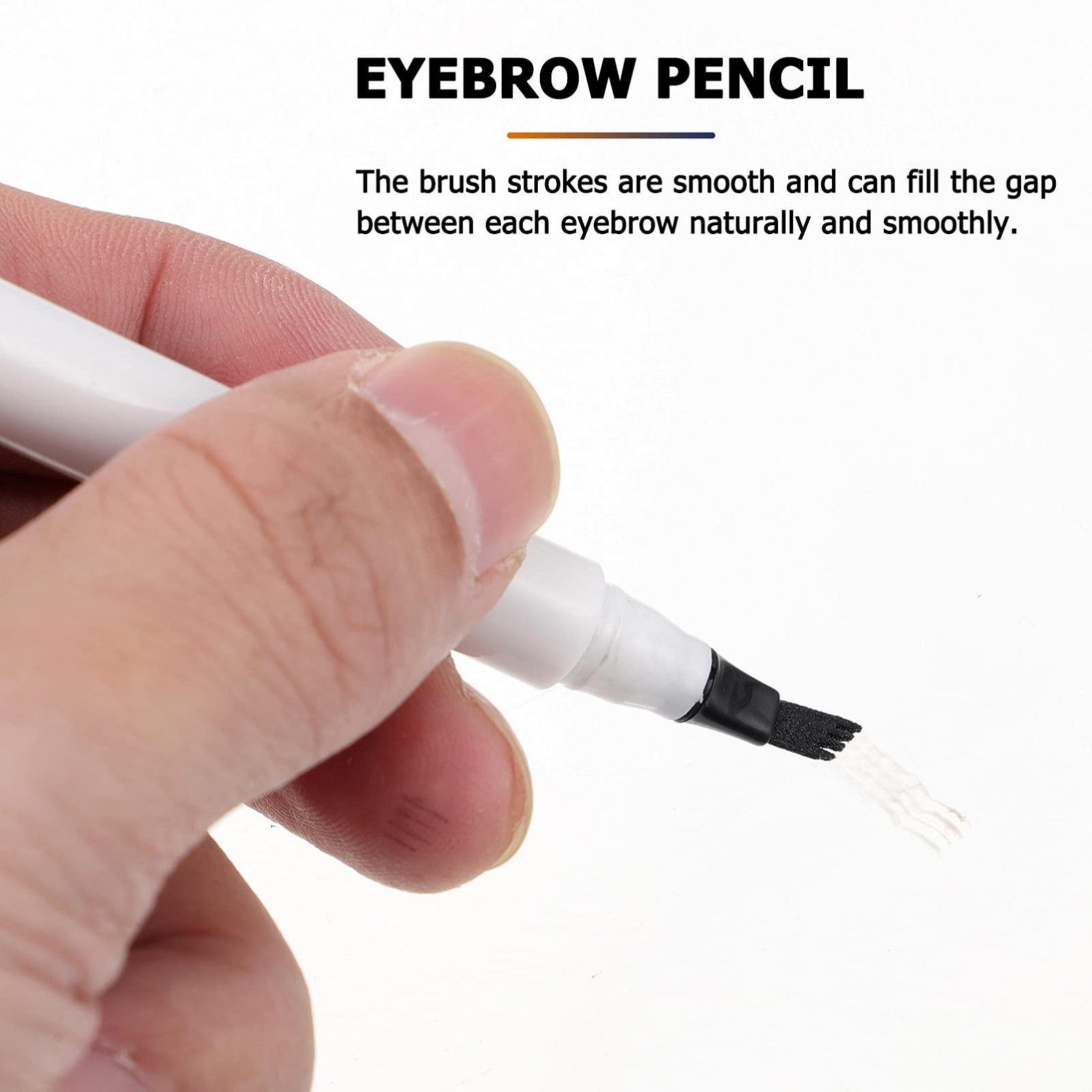 Набор Uonlytech 4 карандаша для бровей кисть-аппликатор макияж аксессуар смешанные цвета, фото №2