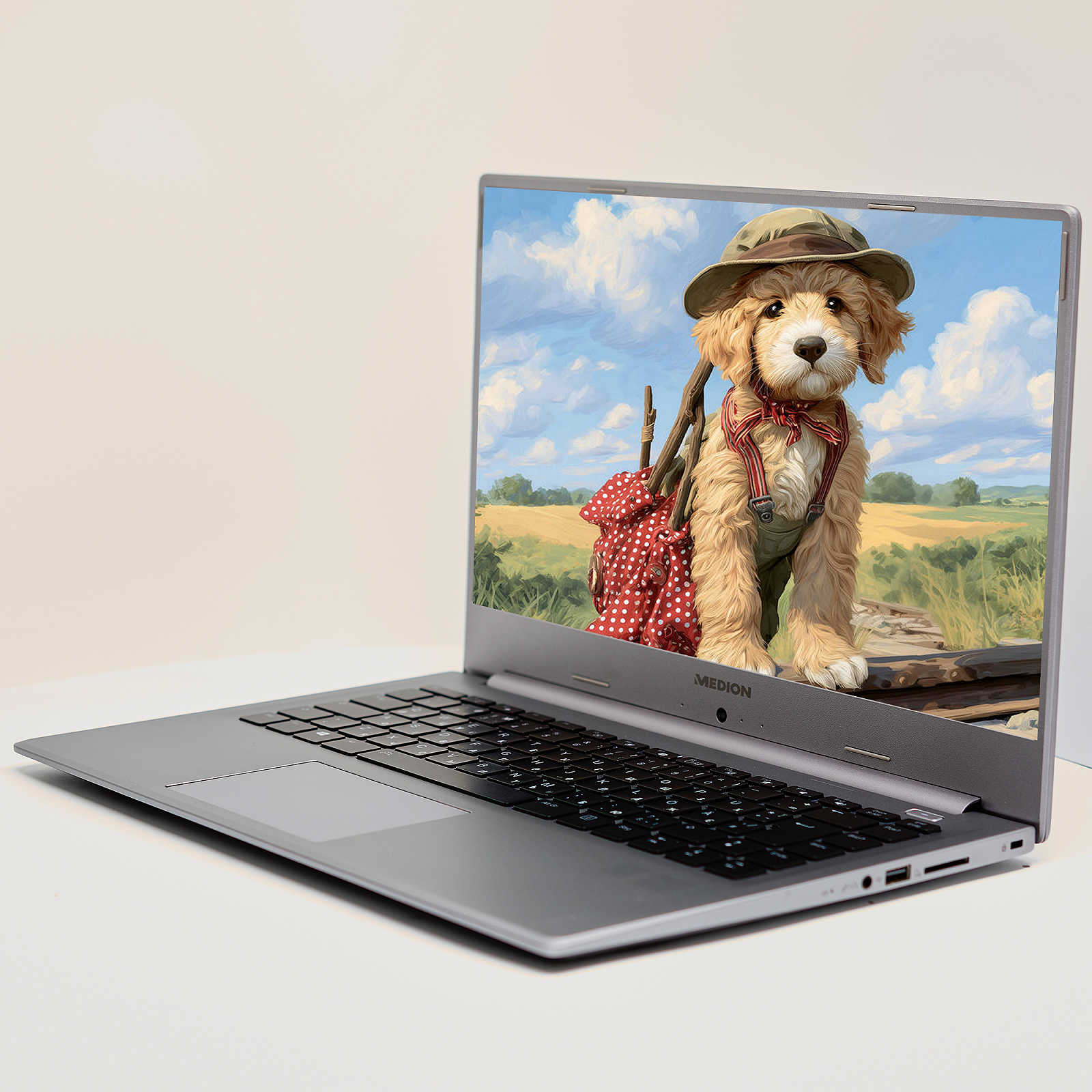 Ноутбук 15.6" Medion (Lenovo Group) P6645 Intel i7-10510U RAM 8 ГБ SSD 256 ГБ IPS FullHD Підсвітка клавіатури, фото №3