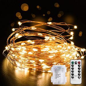 Гирлянда Aogled Fairy Lights 5 м, 50 LED, теплый белый - Фото 1