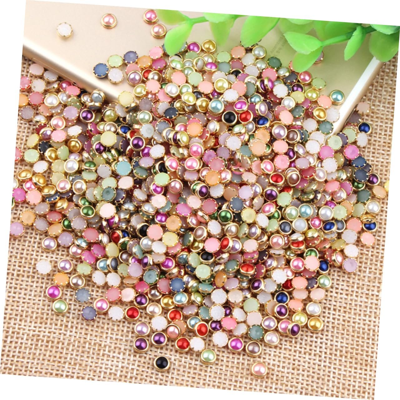 Стразы круглые Healeved, 1000 шт/уп, фото №7