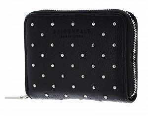 Гаманець SEIDENFELT MANUFAKTUR Ylva Little Rivet Чорний з крихітними заклепками - Фото 1
