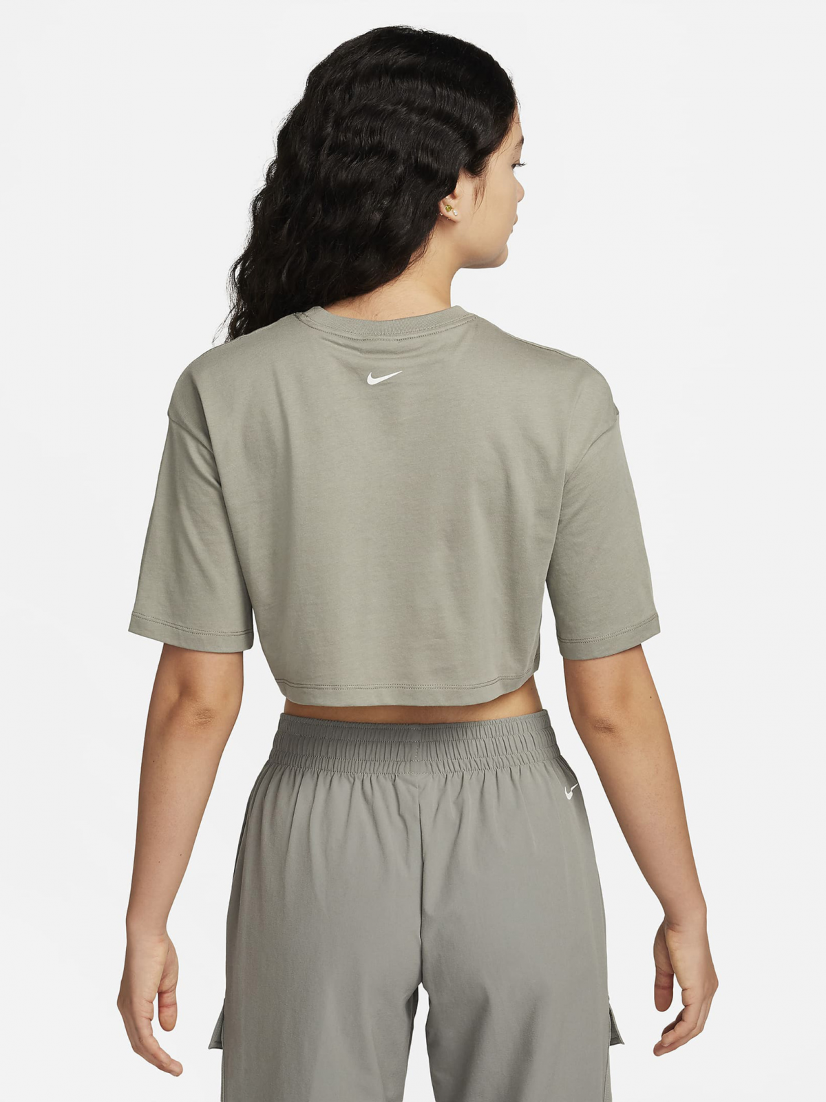 Футболка Nike NSW CROP TEE GLS FZ4635-053 Темно-серый S, фото №2