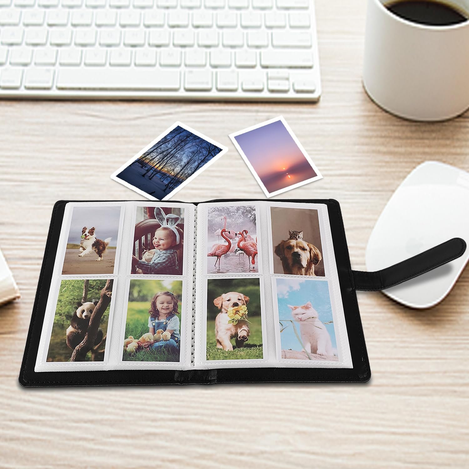 Фотоальбом для Polaroid / Instax Mini 256 карманов PU Leather Black, фото №3