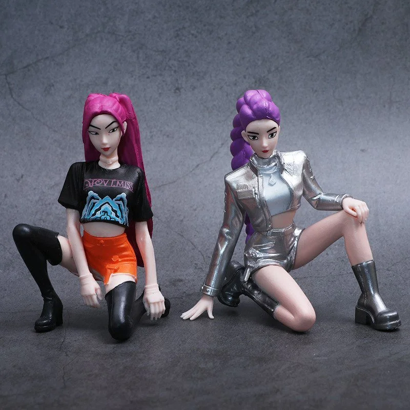 Набір фігурок Кпоп мисливиці на демонів KPop Demon Hunters 6 шт: Румі, Міра, Зої дитячі іграшки 8 см, фото №4