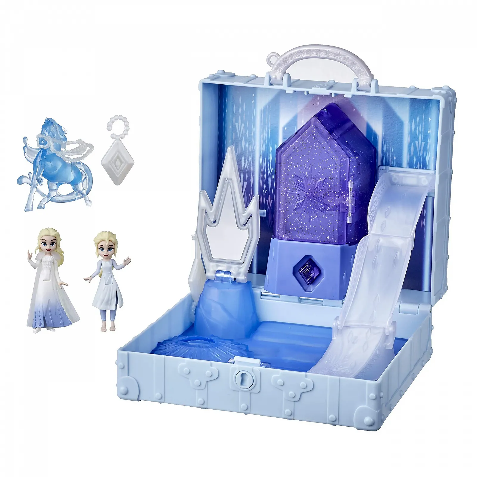 Игровой набор Disney Frozen 2 Pop-Up Adventure Ahtohallan Adventure с ручкой, включает 2 куклы Эльзы, фото №1 Игровой набор Disney Frozen 2 Pop-Up Adventure Ahtohallan Adventure с ручкой, включает 2 куклы Эльзы, фото №1