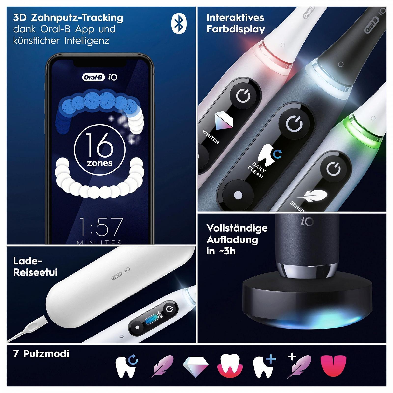 Зубная щетка электрическая Oral-B iO Series 9 Розовый Кварц, фото №4