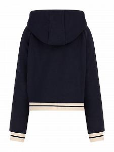 Женская толстовка GUESS Nia Hoodie, Daring Ocean, S synthetic.ua - Фото 1