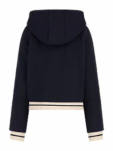 Жіноча толстовка GUESS Nia Hoodie, Daring Ocean, S synthetic.ua - Фото 1