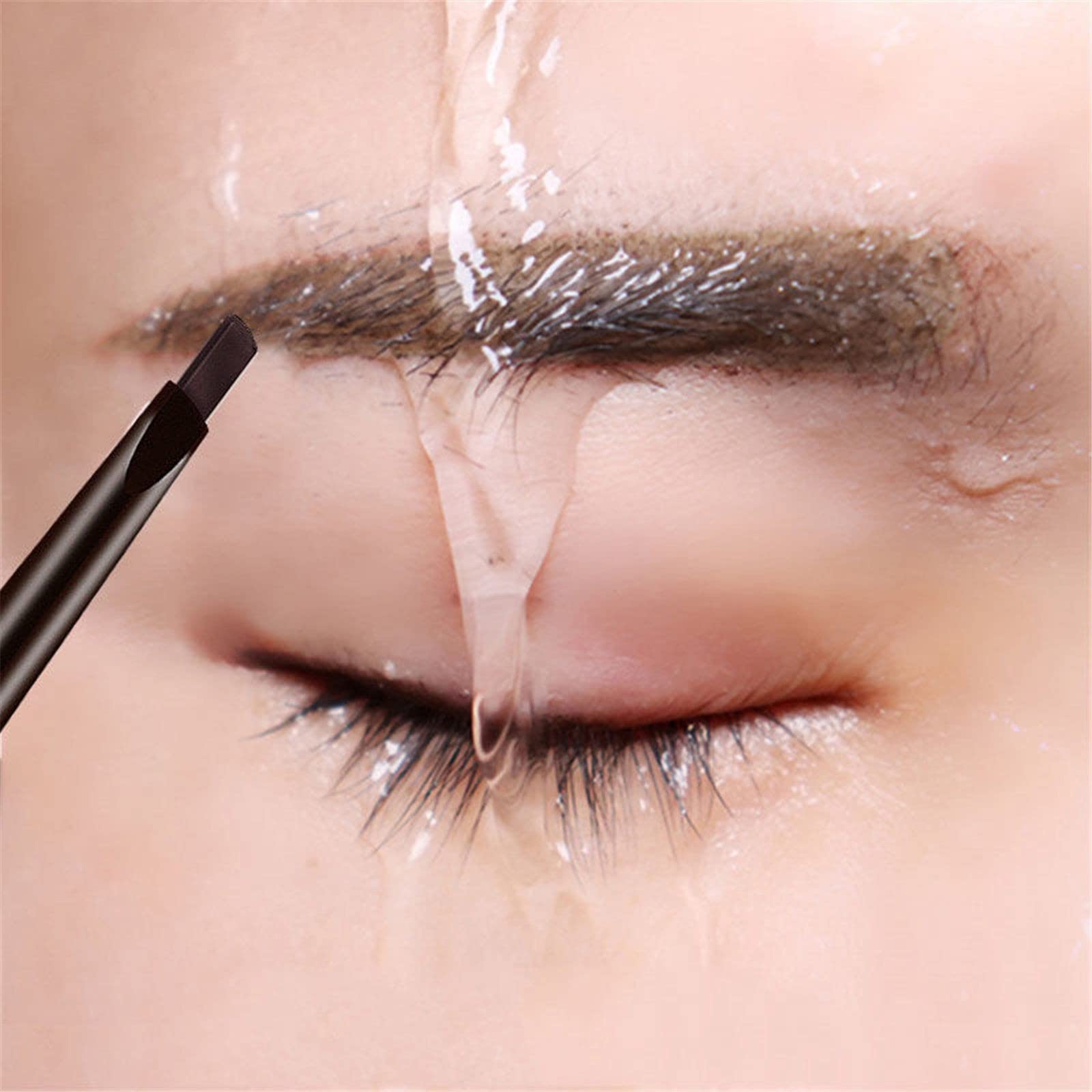 Пензлик Colour Водостійкий Олівець для брів Ultra Fine Mechanical Pencil Чорний (D One Size), фото №2