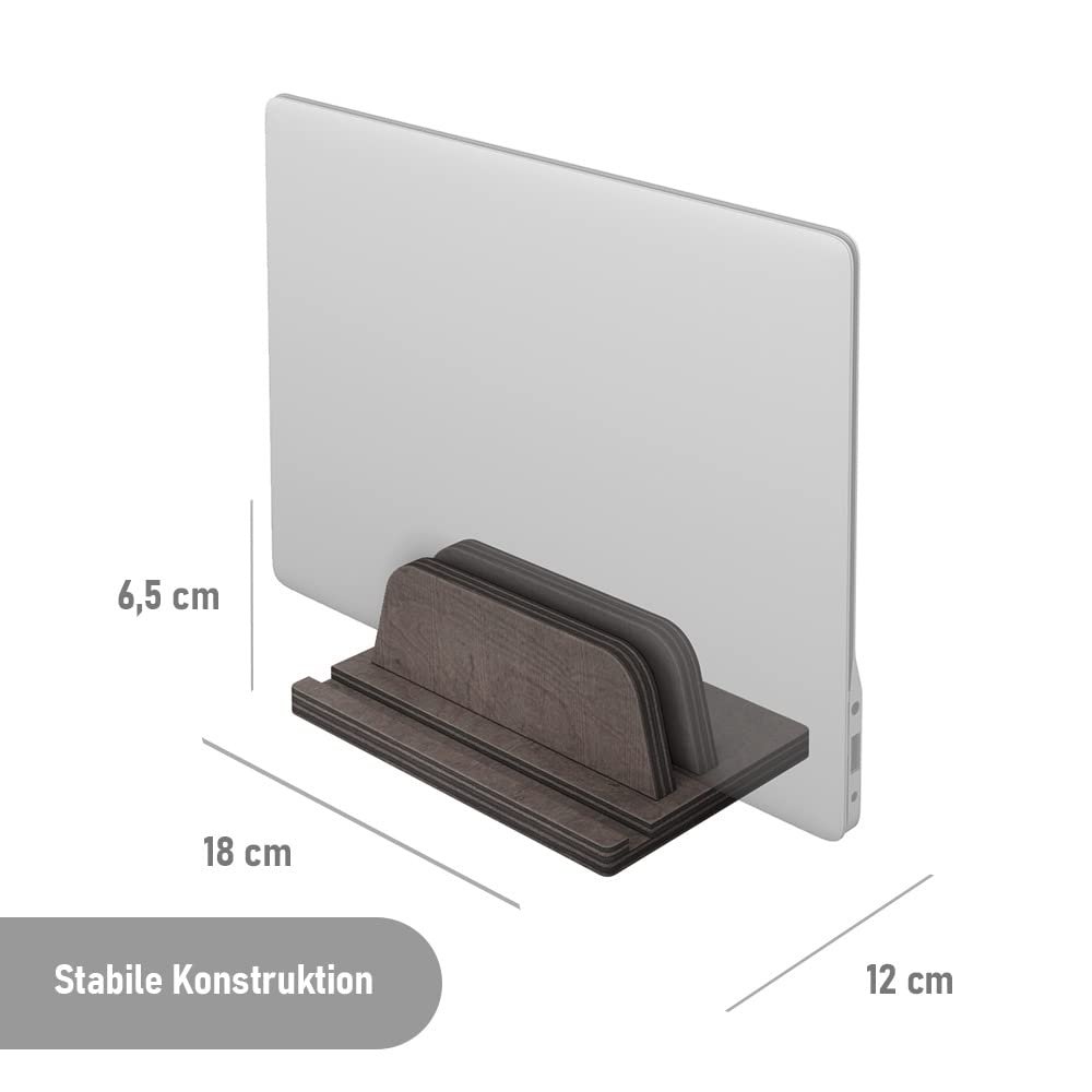 Вертикальная Подставка для Ноутбука (Сделано в ЕС) Черный, фото №4