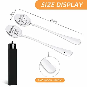 Набір кавових ложок з гравіюванням synthetic.ua - Фото 1