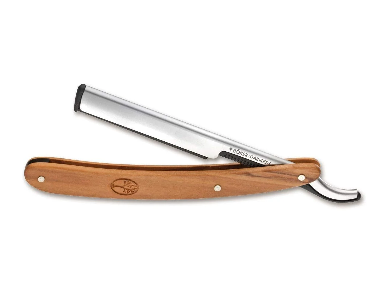 Опасная бритва Böker Barberette Olive 100 г Olive, фото №1 Опасная бритва Böker Barberette Olive 100 г Olive, фото №1