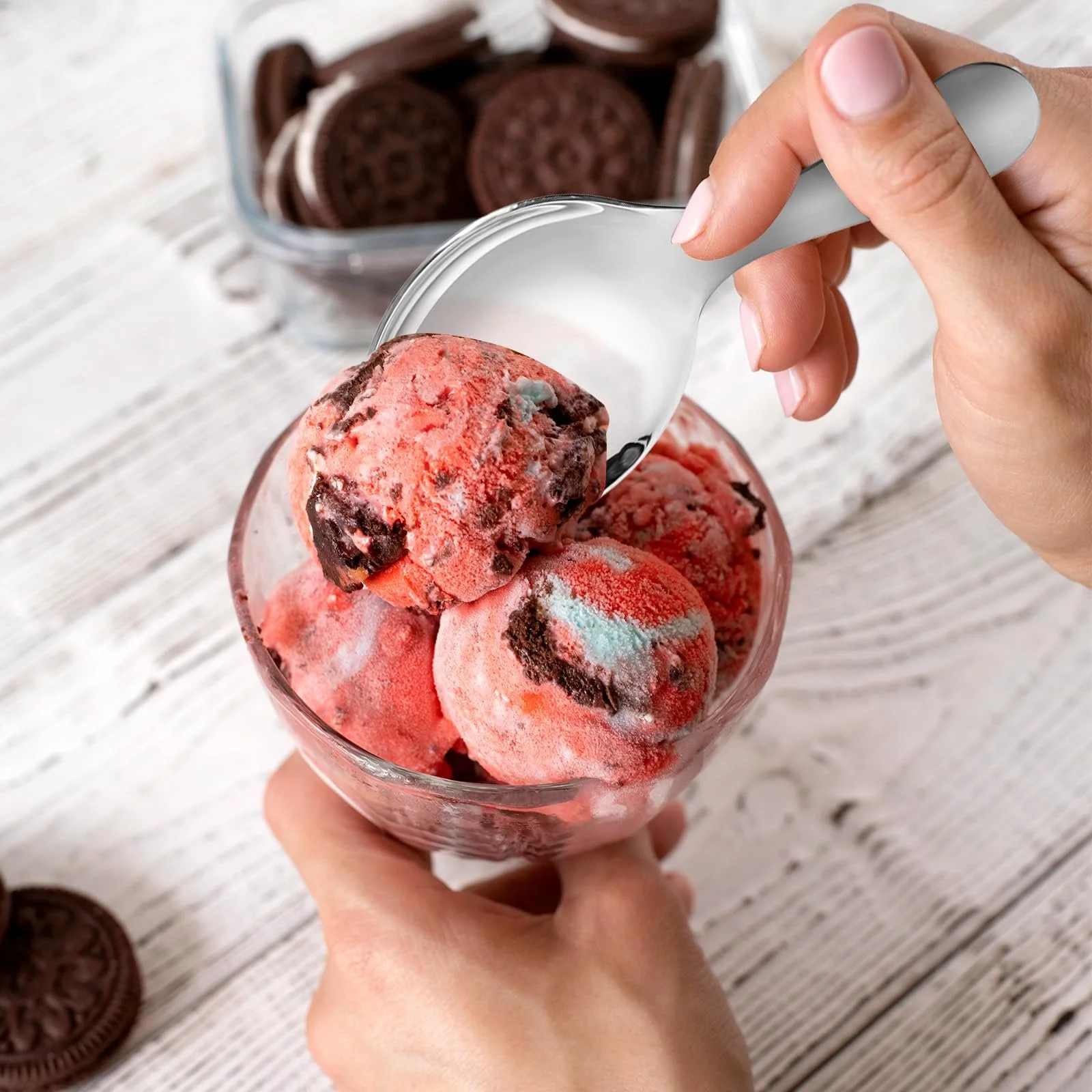 Ложка Кавова з короткою ручкою з нержавіючої сталі 6 шт., фото №6