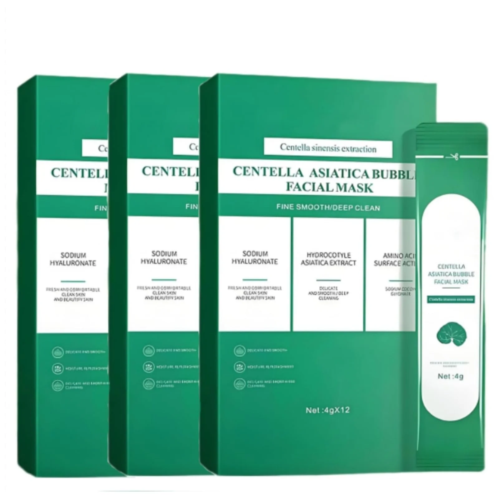 Маска для обличчя бульбашкова Natural Organic Авокадо для глибокого очищення, фото №1