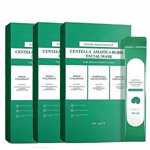 Маска для лица пузырьковая Natural Organic Авокадо для глубокого очищения, маска для лица пузырьковая Centella Asiatica, питательное увлажнение, удаление черных точек - Фото 1