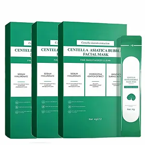 Маска для обличчя бульбашкова Natural Organic Авокадо для глибокого очищення - Фото 1