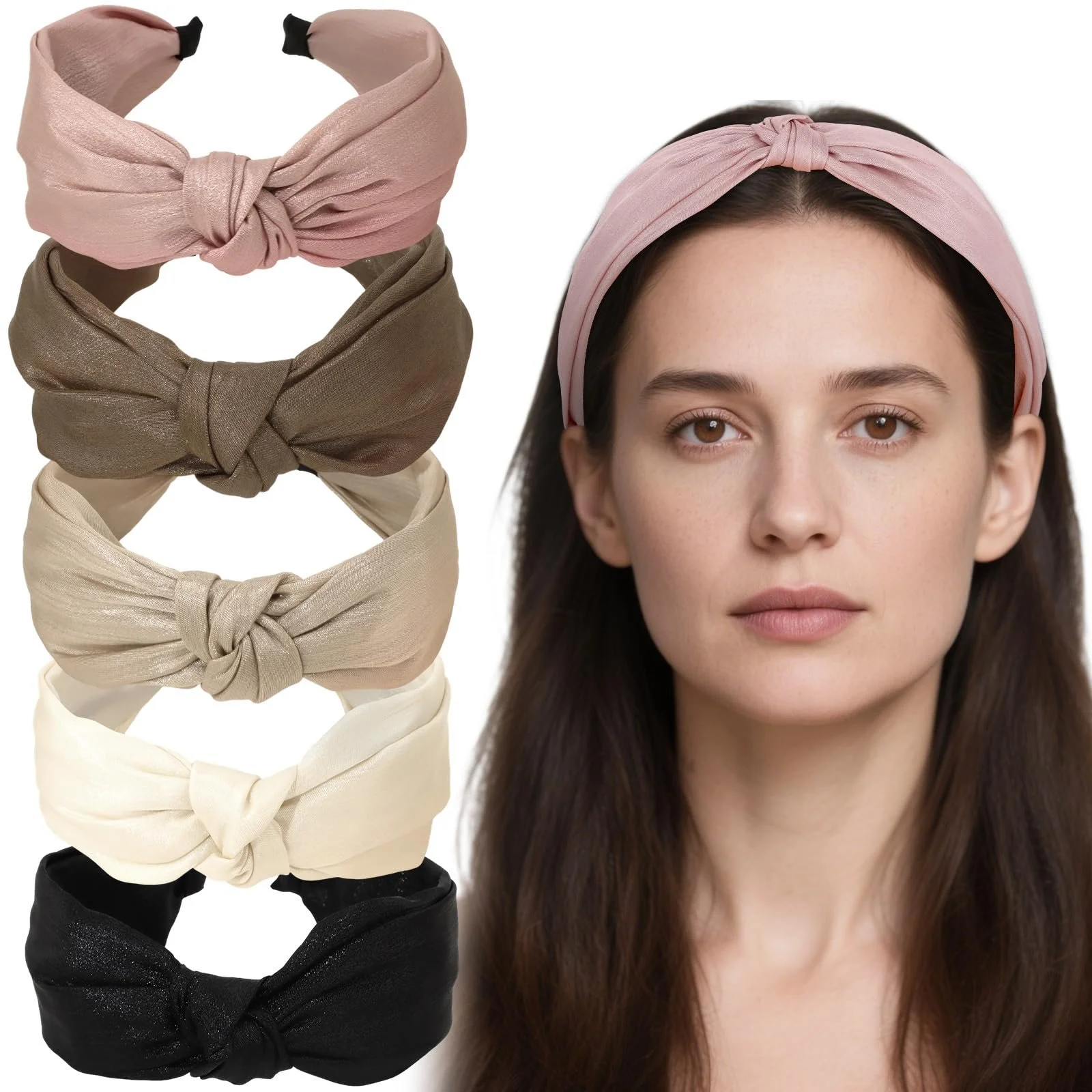 Набір жіночих пов'язок на голову, широка, фото №2 Набір жіночих пов'язок на голову, широка, фото №2