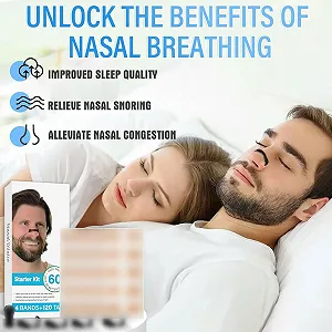 Роздільник для носа проти хропіння 120 штук Магнітна смужка для носа synthetic.ua - Фото 1