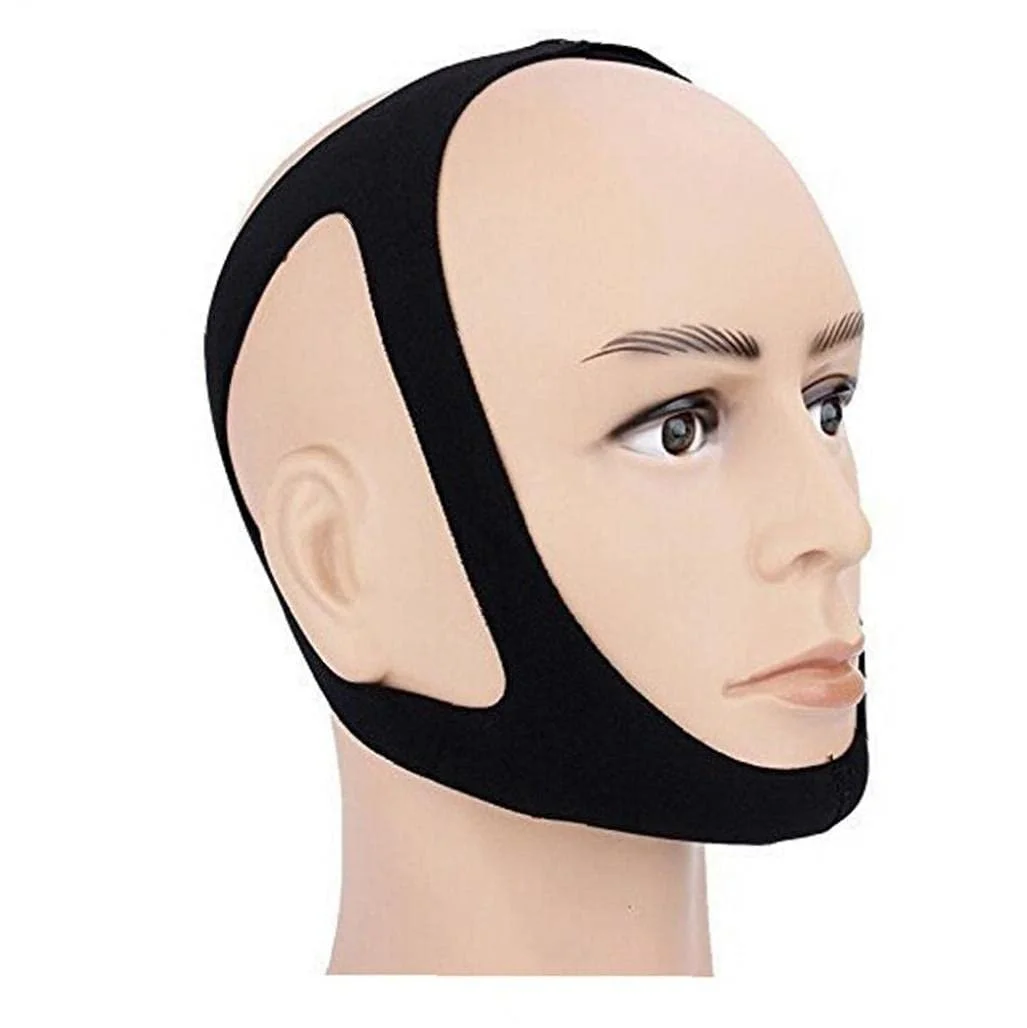 Ремень для подбородка против храпа, пояс для остановки храпа, поддержка подбородка при апноэ во сне, фото №2