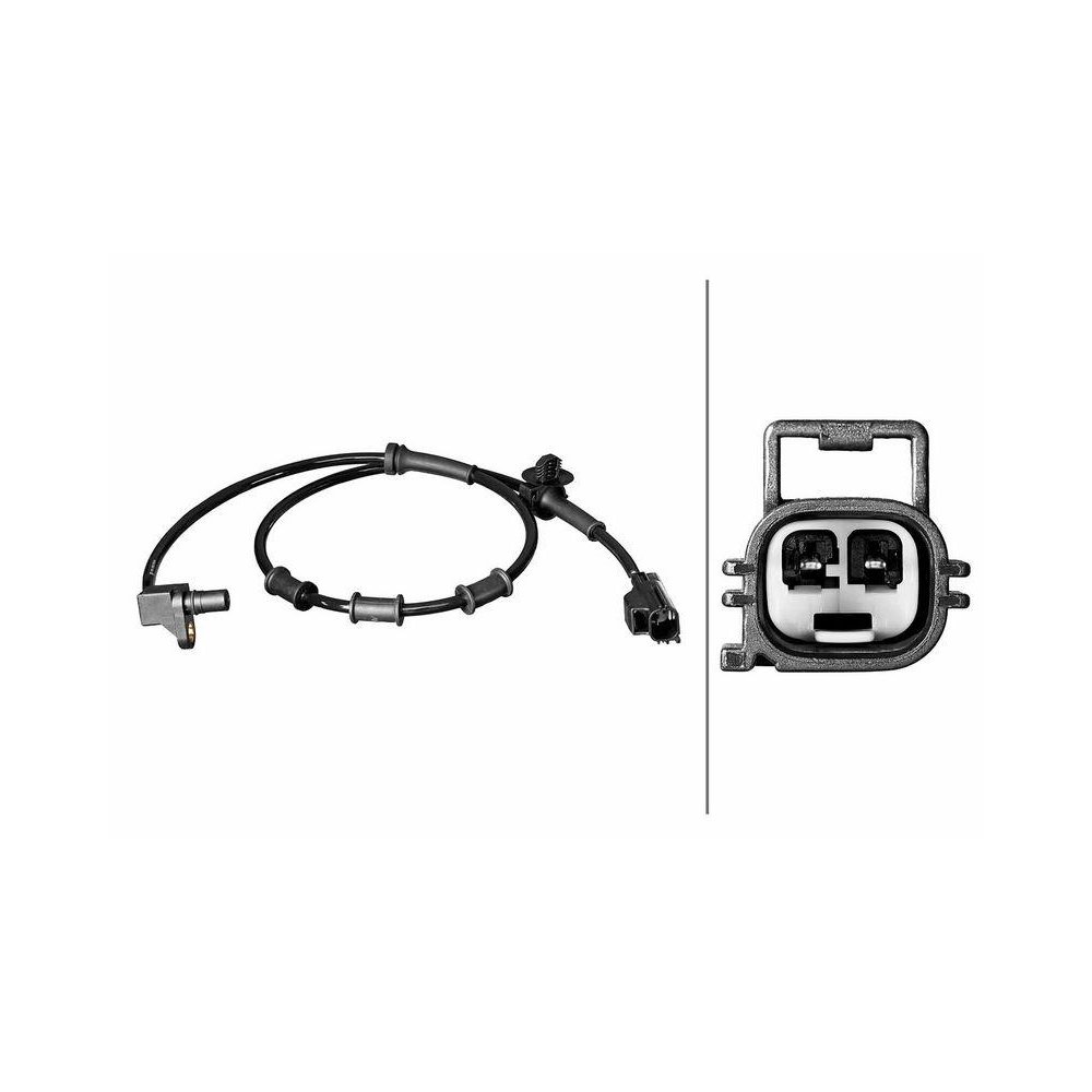 Датчик частоты вращения колеса HELLA 6PU 358 218-911 для CHRYSLER GENERAL MOTORS, фото №1