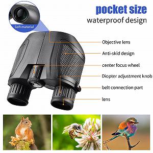 Міні Бінокль 15x25 Компактний synthetic.ua - Фото 1