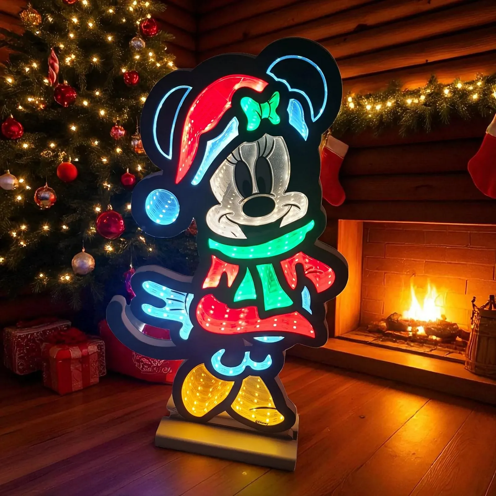 Фигурка Minnie Mouse Kurt S. Adler Christmas Inspirations Зеркальная H40 см, фото №3 Фигурка Minnie Mouse Kurt S. Adler Christmas Inspirations Зеркальная H40 см, фото №3