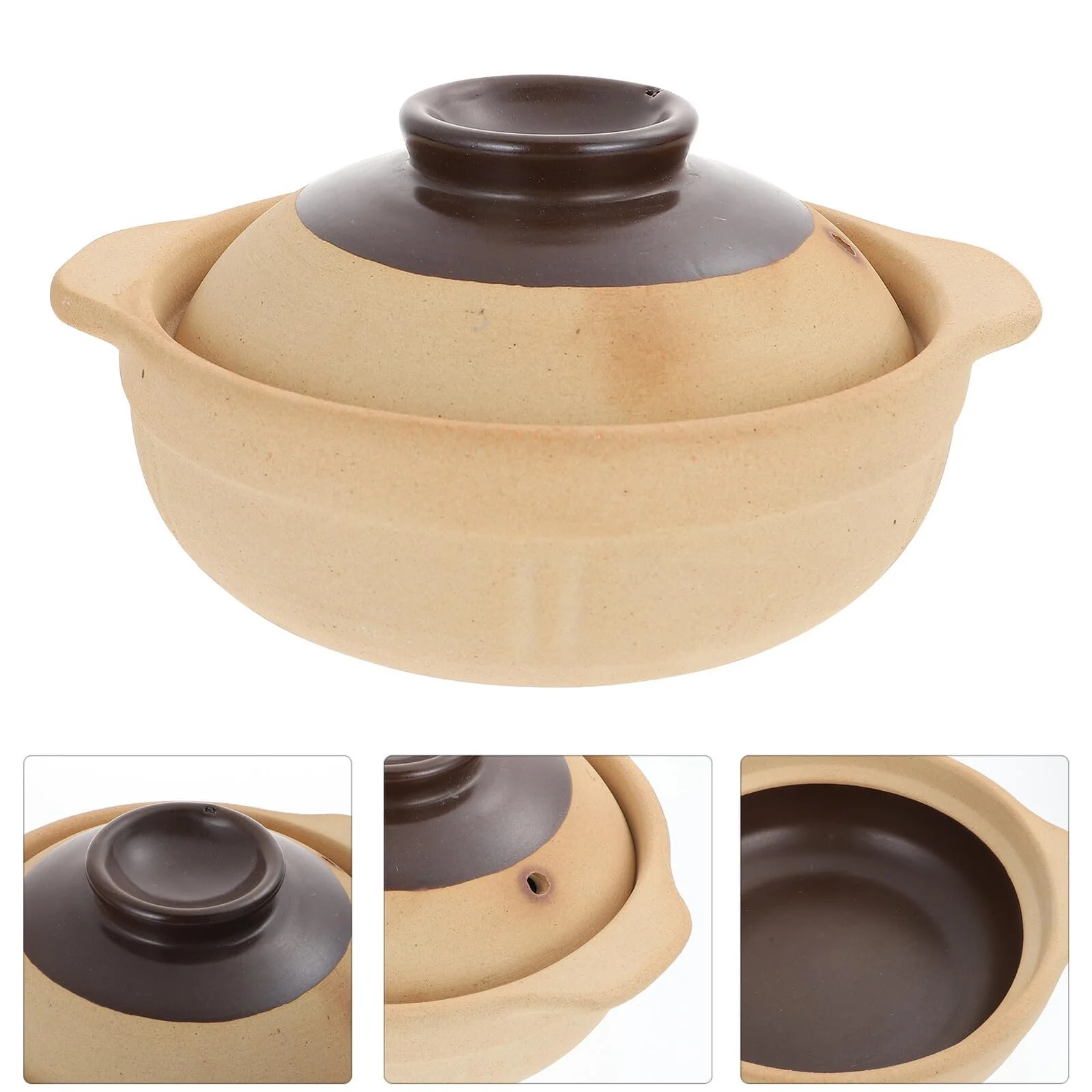 Горшок керамический Ciieeo для одного человека глазурованный, фото №3 Горшок керамический Ciieeo для одного человека глазурованный, фото №3