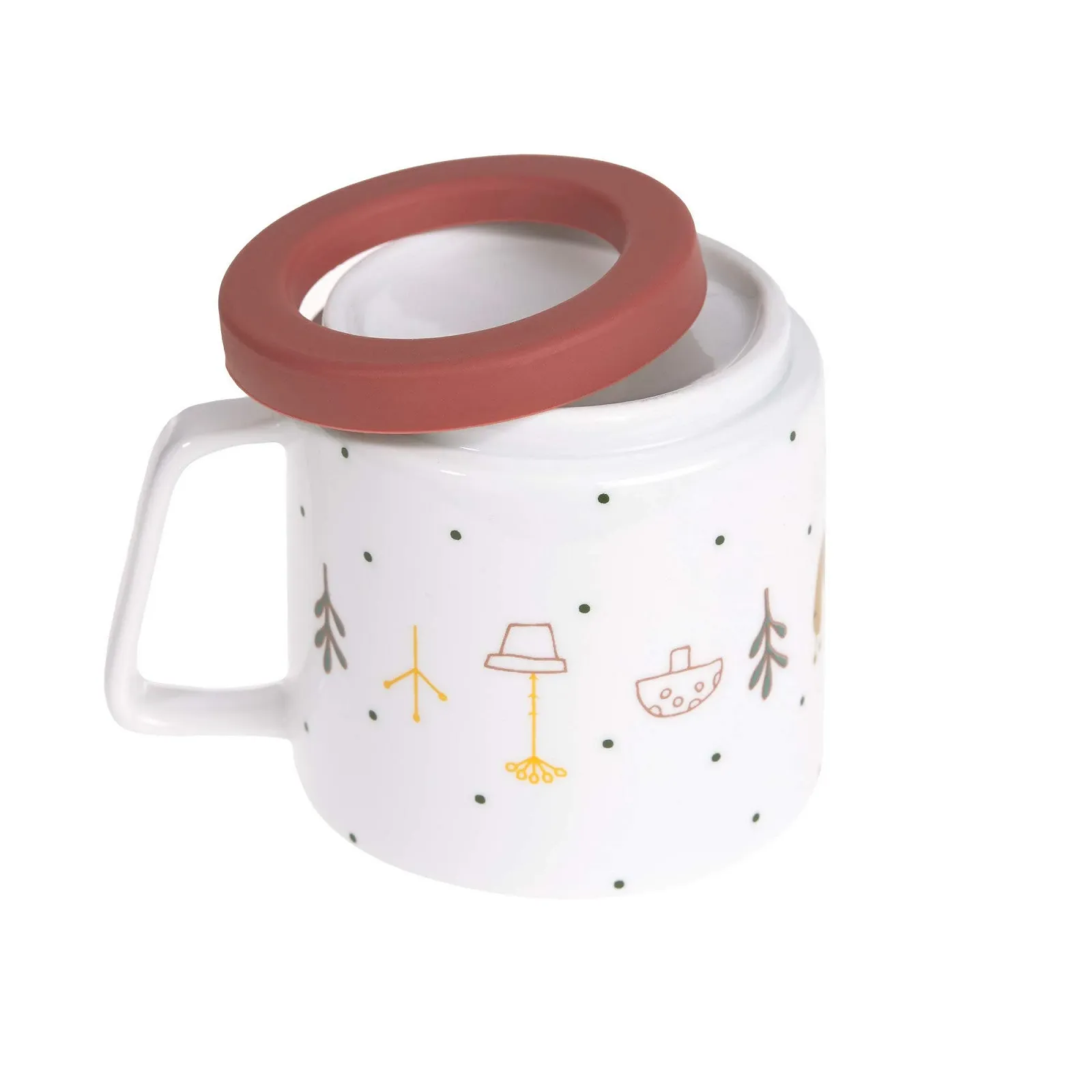 Набір посуду Lesseig, дитячий порцеляновий, тарілка, миска, чашка з силіконовим кільцем, нековзкий, фото №9 Набір посуду Lesseig, дитячий порцеляновий, тарілка, миска, чашка з силіконовим кільцем, нековзкий, фото №9