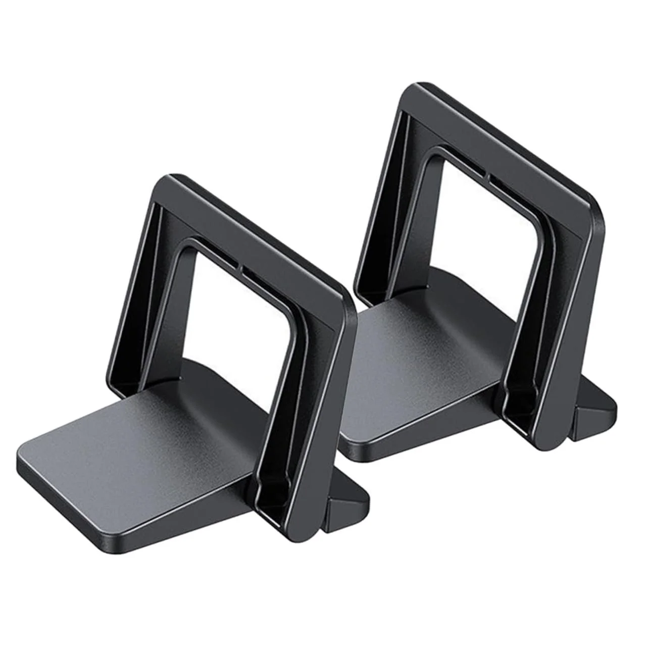 Підставка для ноутбука складана PC Матеріал Міцна Ергономічна до сприяє вентиляції Портативна для дому, офісу та подорожей Чорний, фото №1