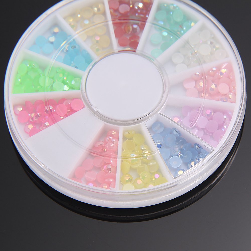 Металлические украшения для ногтей Demiawaking 3D 1200 шт, 3 типа, фото №9