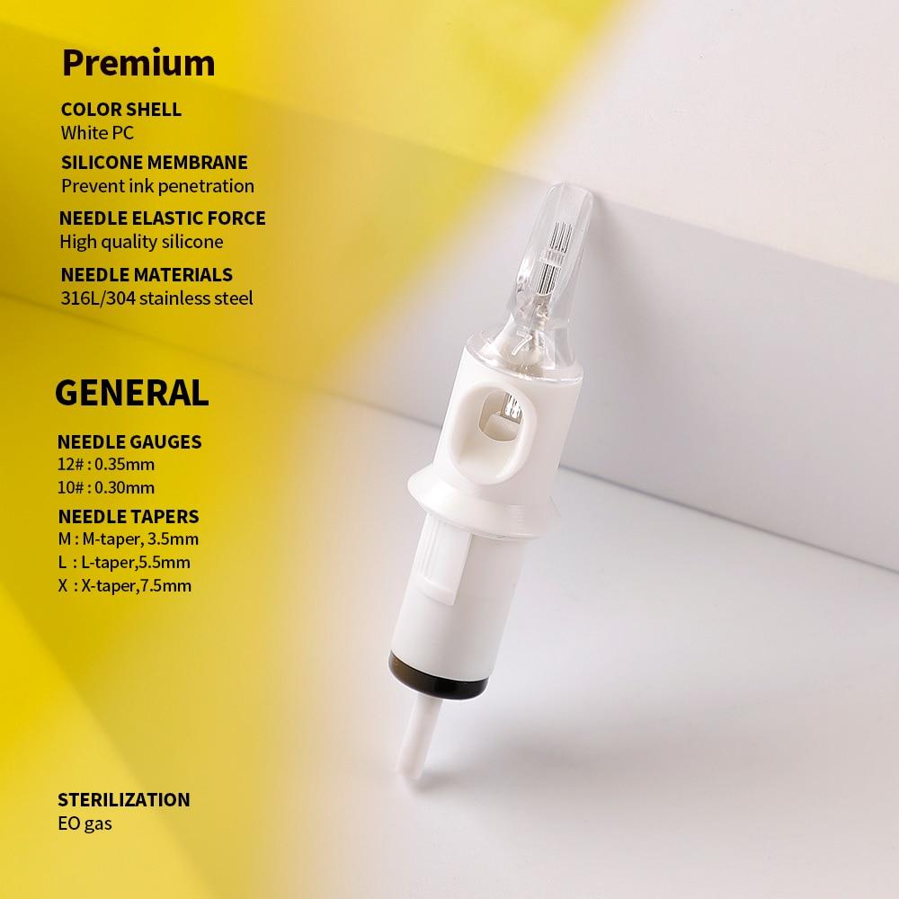 Одноразовые картриджи QUELLE для тату 1223M1 10 шт, фото №3