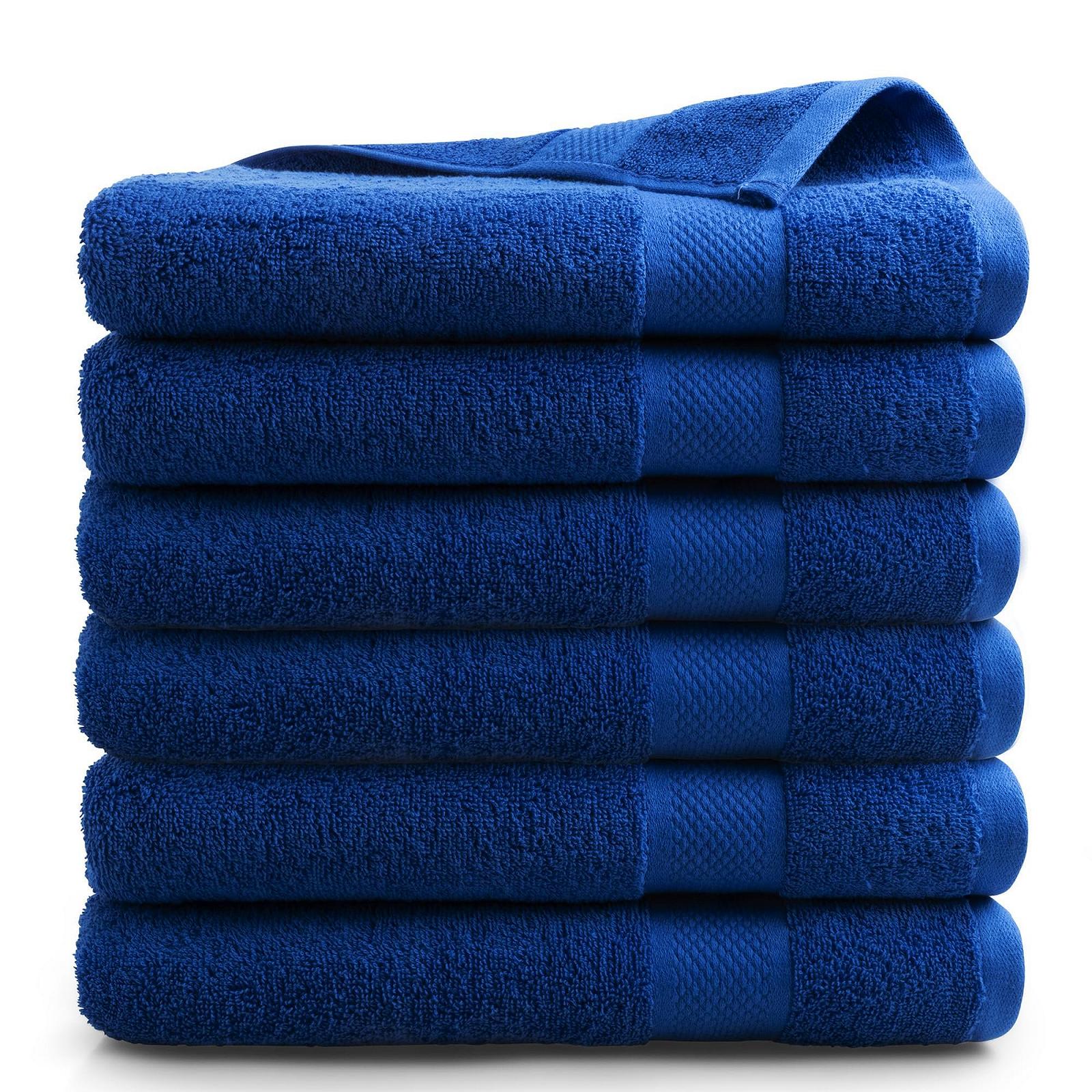 Набір рушників DoubleDry 70 x 140 см 100% бавовна 500 г/м² 6 шт. Blue, фото №1