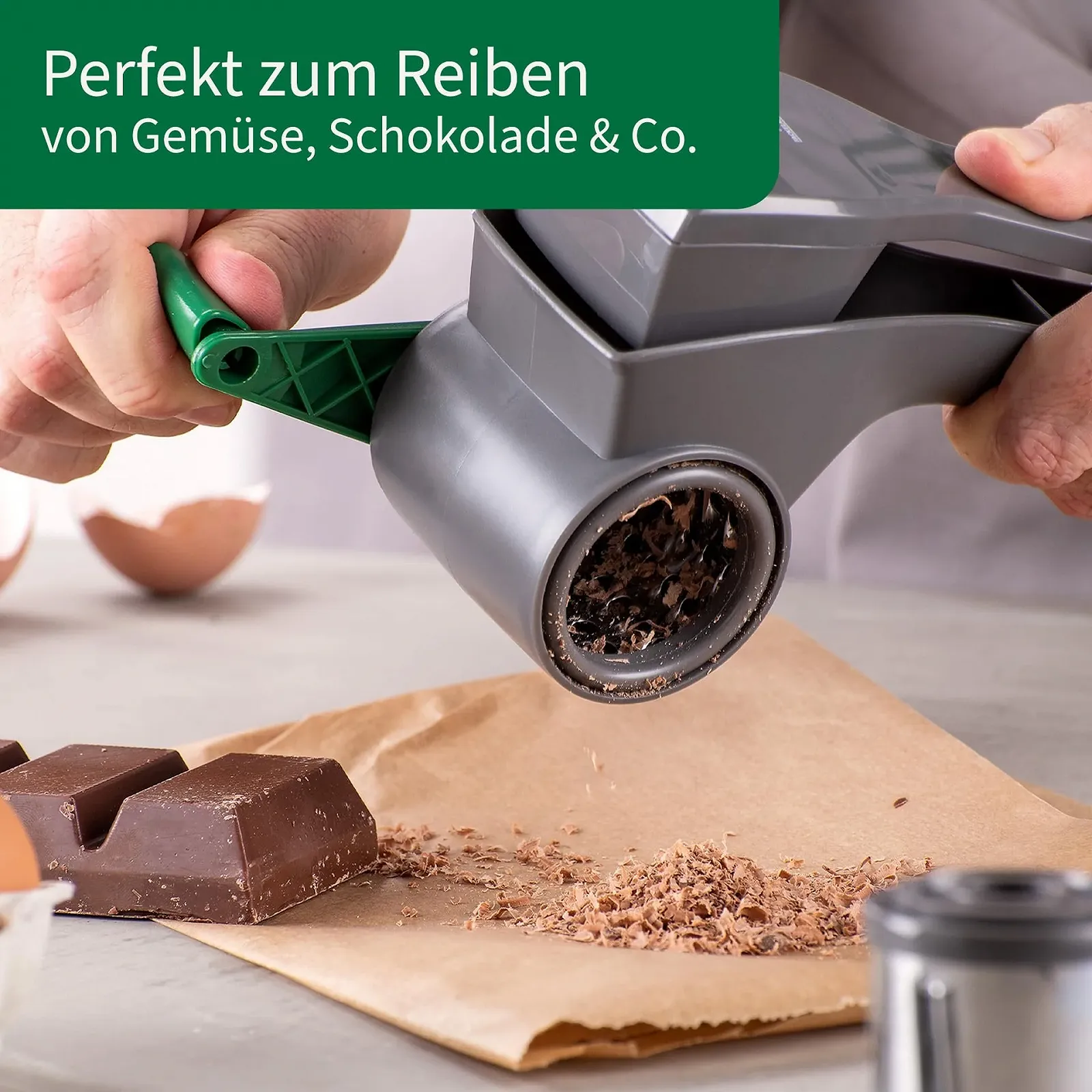 Ручная терка FACKELMANN Chefkoch Барабанное натирание, фото №5