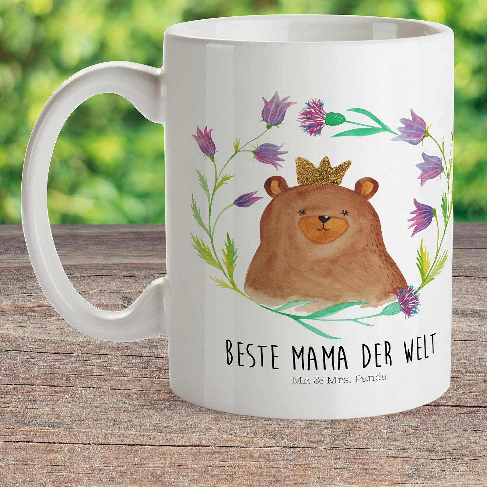 Дитяча Кружка Mr. & Mrs. Panda Ведмідь Пластиковий Посуд, фото №2