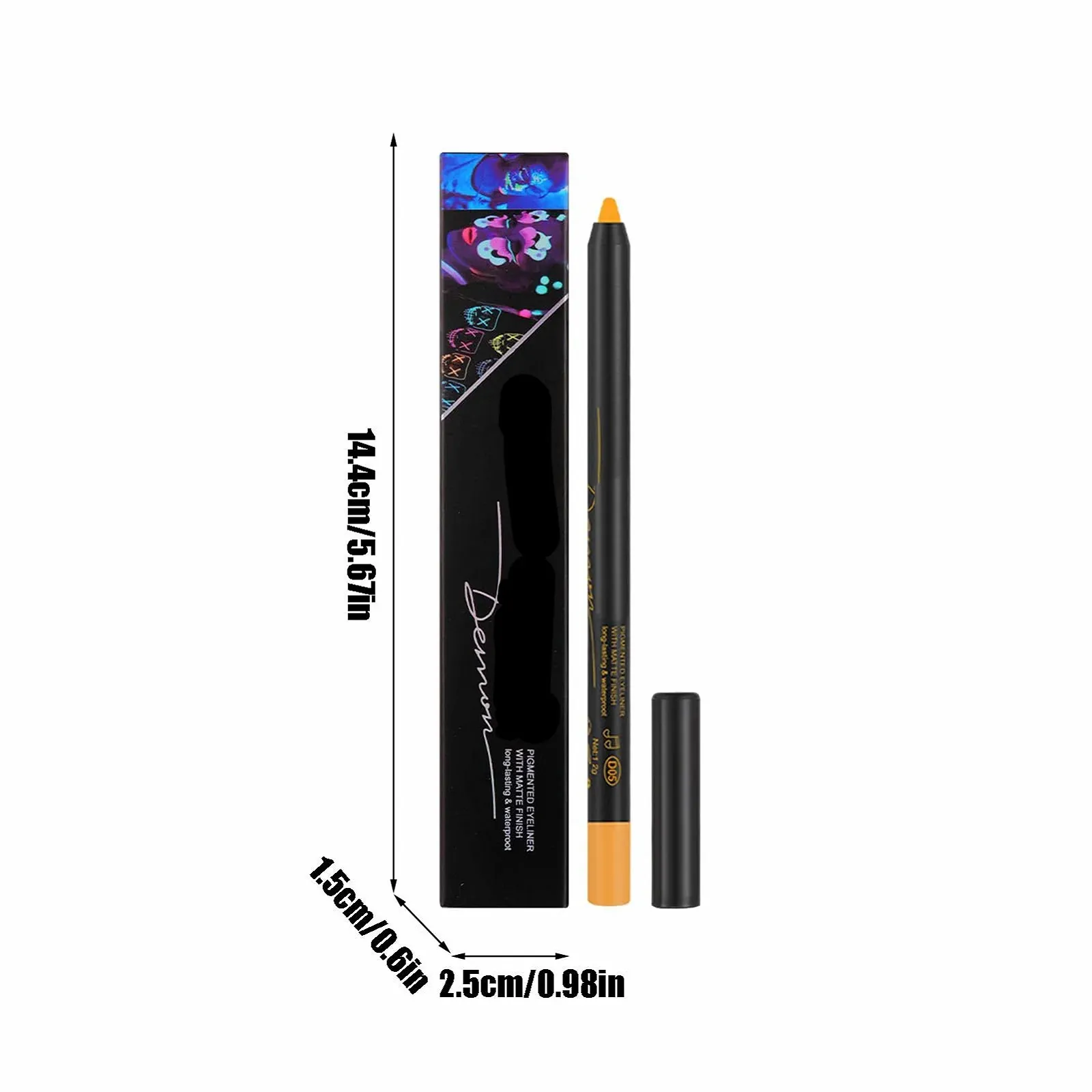 Карандаш-фломастер Neon Water Activated Eyeliner Fowybe, фото №5