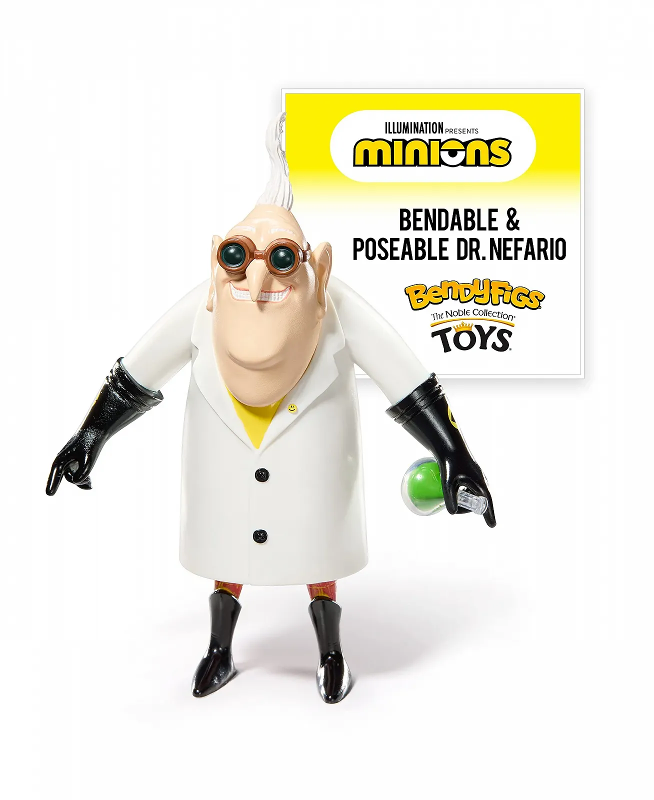 Колекційна фігурка BendyFigs The Noble Collection Minions Dr Nefario 18.5 см, фото №1