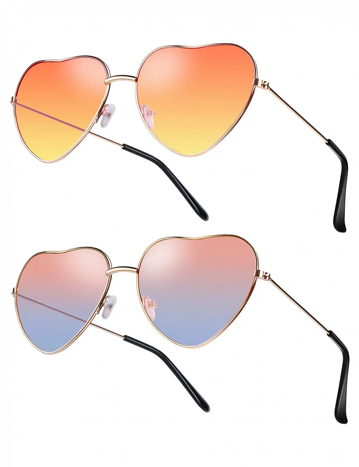 Сонцезахисні окуляри Серце Kiiwah Металева оправа, фото №1