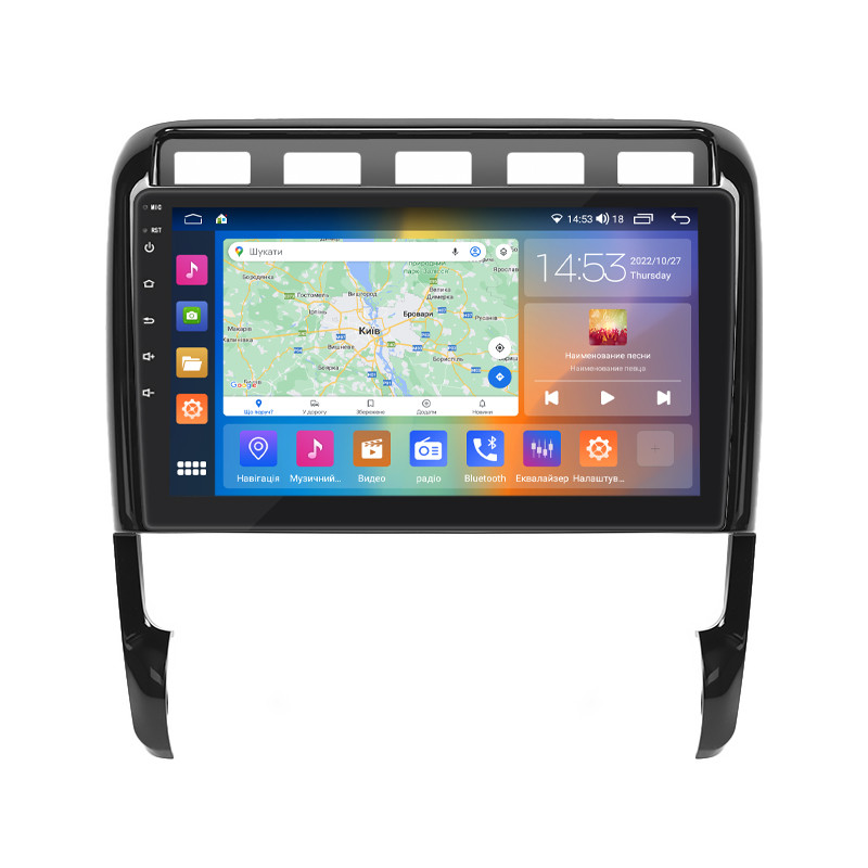 Статний магніт Lesko для Porsche Cayenne I 955 2002-2007 IPS 9 2/32Gb CarPlay 4G Wi-Fi GPS Prime (10212-53318), фото №1