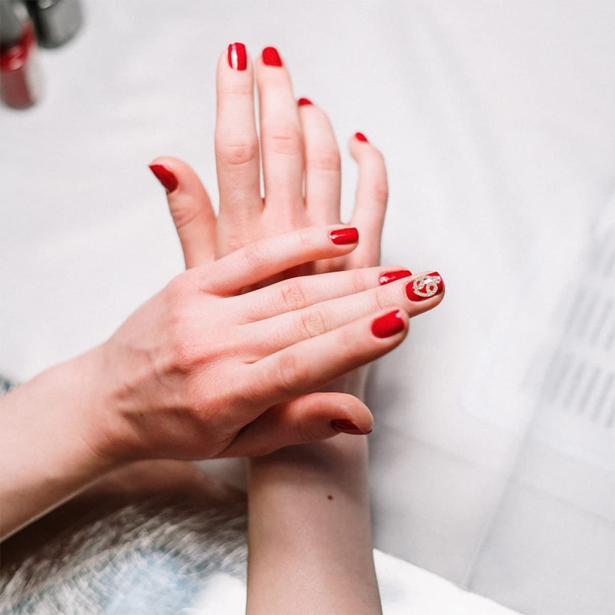 Healeved, 48 шт, зі стразами для творчого манікюру, підходять для натуральних та штучних нігтів, прості у використанні, компактні, елегантні, фото №6