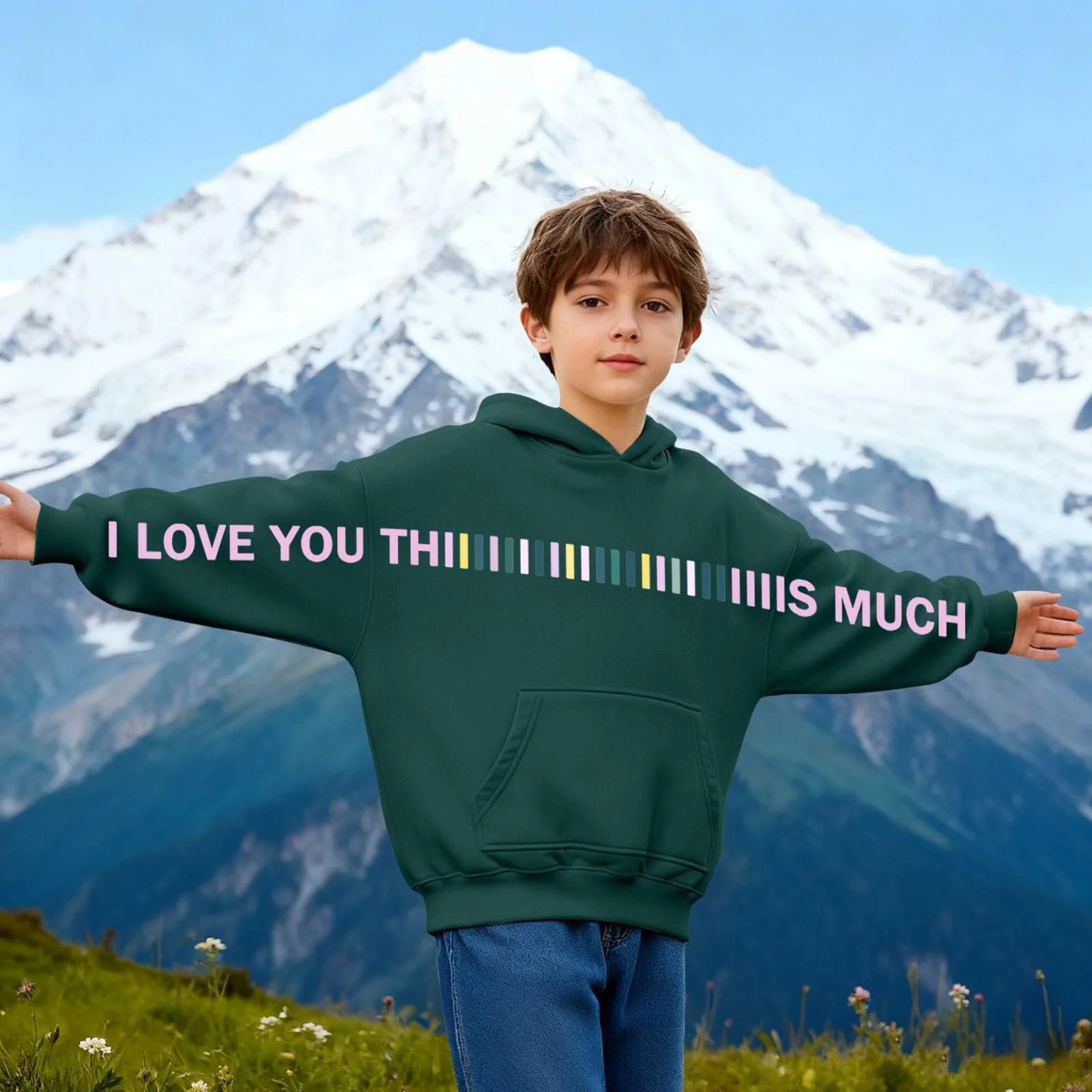 Худи R Модель 134 с принтом на кармане, фото №5 Худи R Модель 134 с принтом на кармане, фото №5