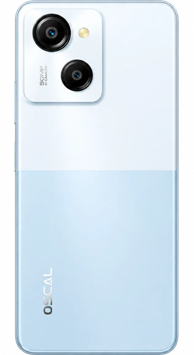 Смартфон 6.75" Oscal MODERN 8 8/256Gb 4G 2-SIM NFC 8 ядра Android 13 Ripple Blue, фото №3