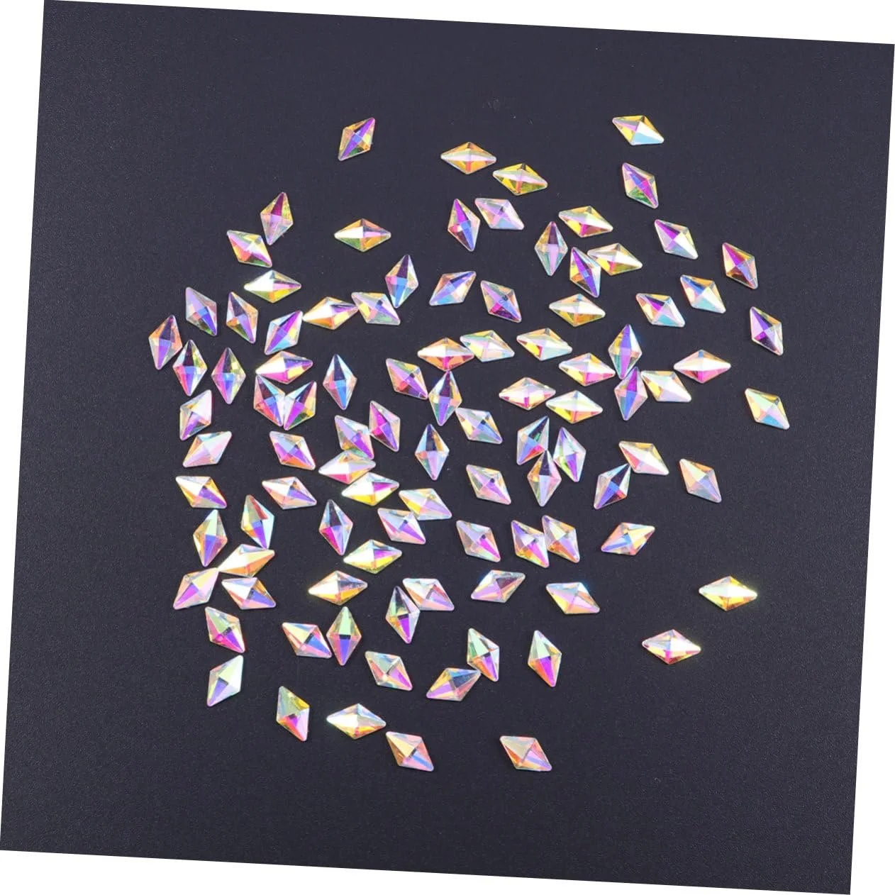 Стрази Housoutil Декоративні Блискучі Кришталеві Діамантові Камені 100 шт., фото №5