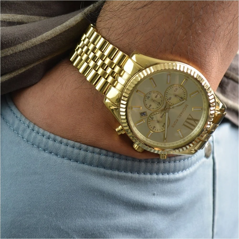 Часы Michael Kors Lexington Мужские, 45 мм, кварцевый хронограф, браслет из нержавеющей стали, фото №2 Часы Michael Kors Lexington Мужские, 45 мм, кварцевый хронограф, браслет из нержавеющей стали, фото №2