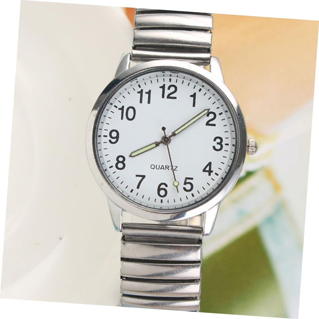 Кварцевые часы 2 шт. Стильные наручные часы с подсветкой для женщин и мужчин для особых случаев. Прочные точные часы, фото №8