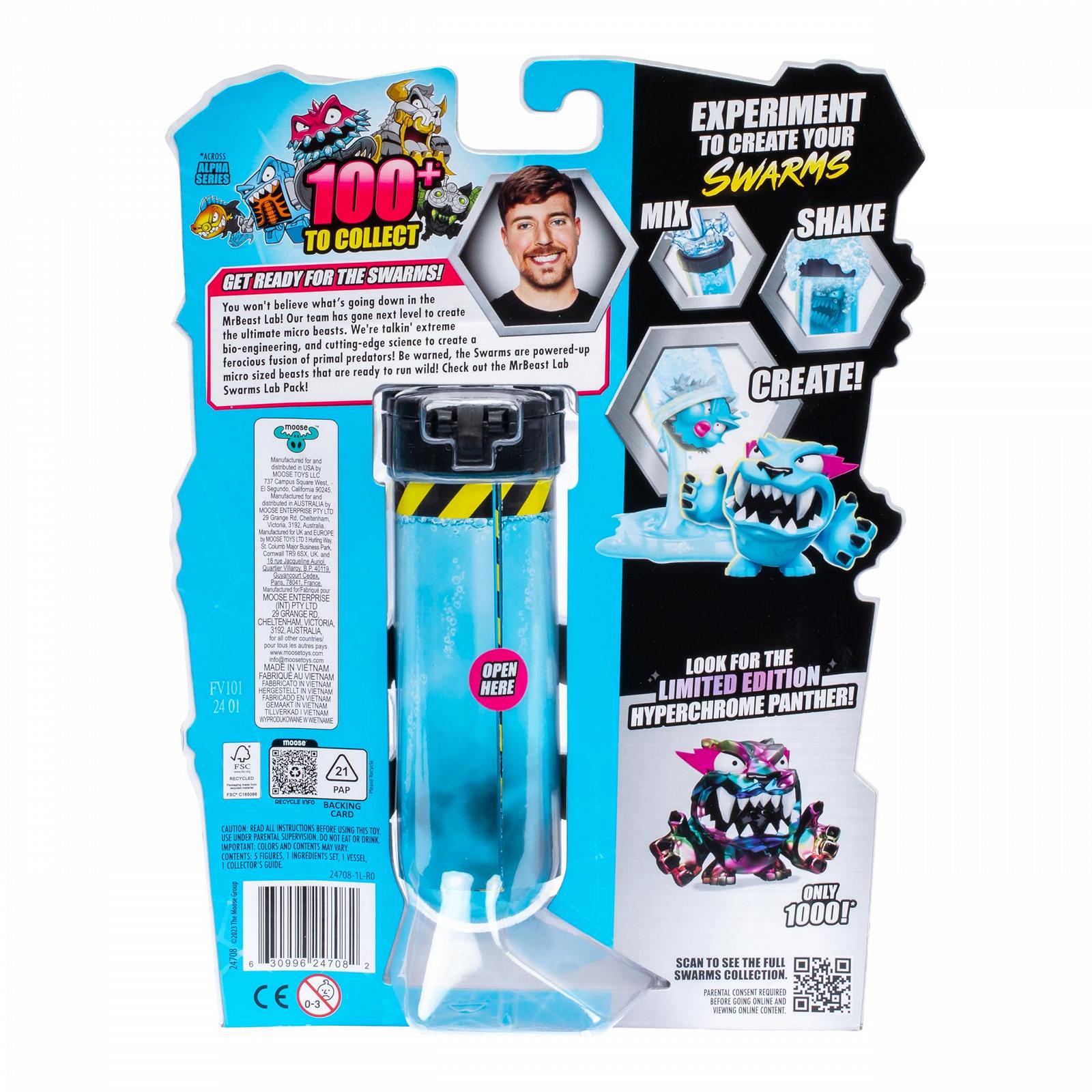 Фигурки Moose Toys Mr. Beast Lab Swarms, набор 5 штук, 3 см, фото №7