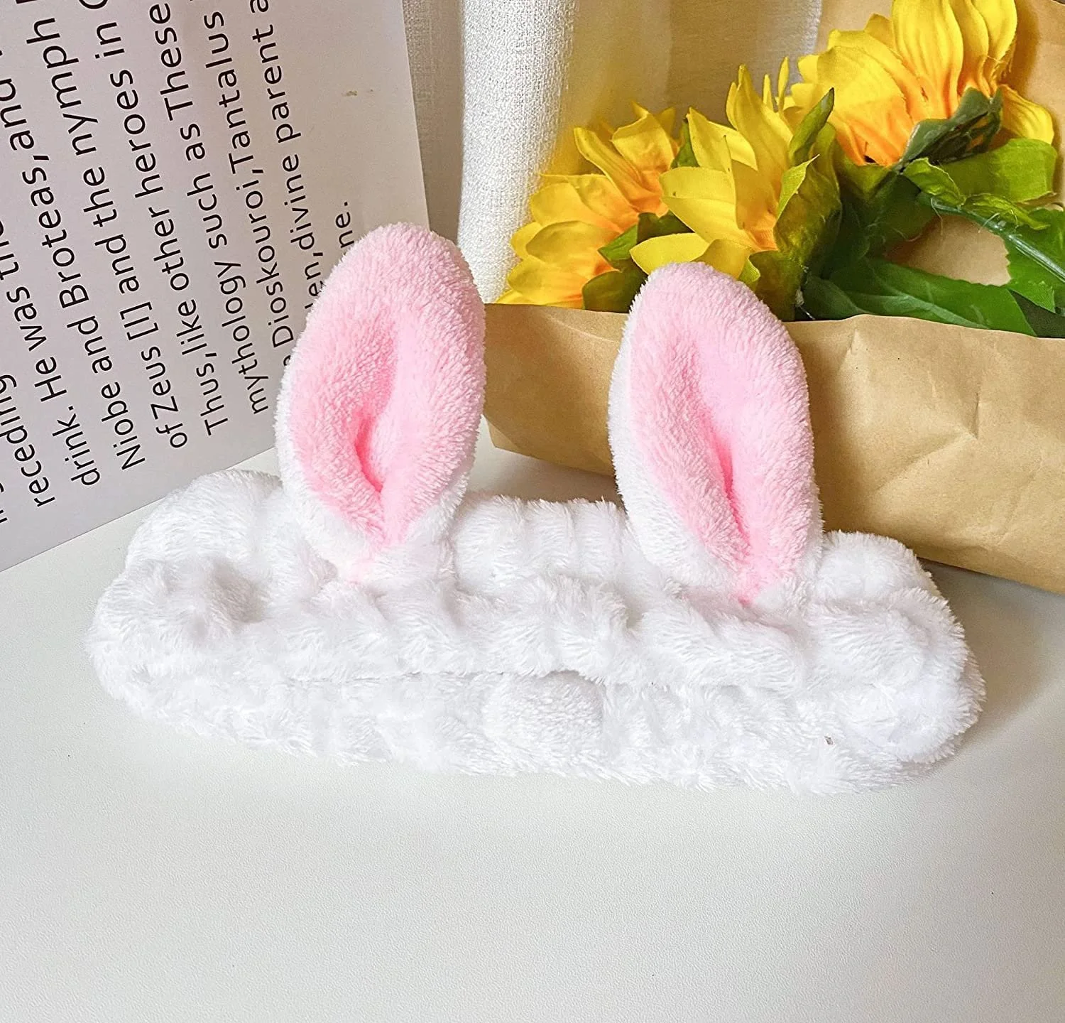 Пов'язка на голову для волосся для макіяжу та душу (2 шт.), фото №5